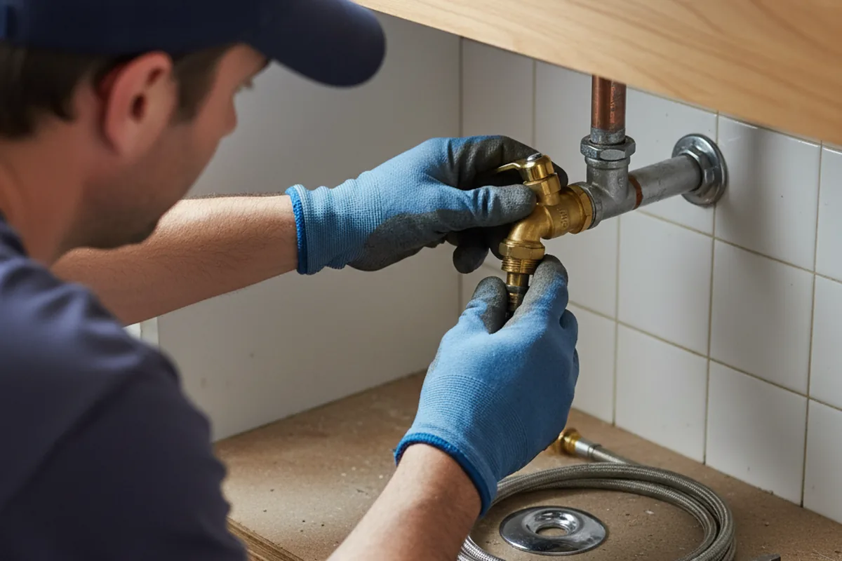 Shutoff valve and fitting work during Well Pump Repair in Millbrae